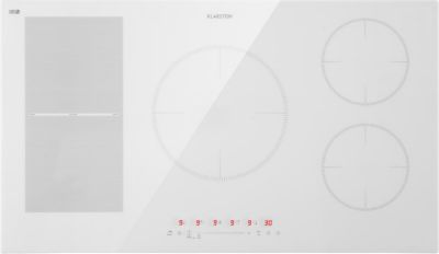 Plaque vitrocéramique KLARSTEIN Delicatessa 90 Hybrid - Blanc