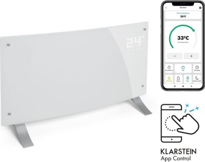 Chauffage électrique KLARSTEIN Bornholm Curved Smart 2000W