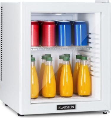 Klarstein Mini Frigo de Chambre et Bureau pour Boisson, Petit Frigo  Silencieux, Refrigerateur Mini Bar 98L