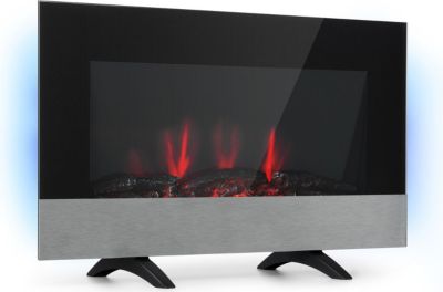 Cheminée électrique KLARSTEIN Basel Baseline 2000 W 2 niveaux Noir