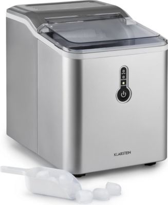 Machine à glaçons KLARSTEIN Chillout - 12 kg/24h - Argent