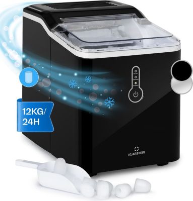 Machine à glaçons KLARSTEIN Chillout 12kg/24h réservoir 1,5L noir