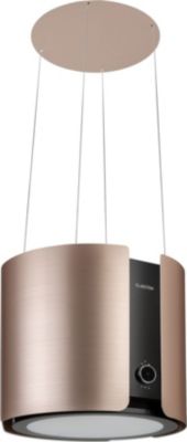 Hotte décorative îlot KLARSTEIN Skyfall îlot  Ø 45 cm 402 m³/h LED noir