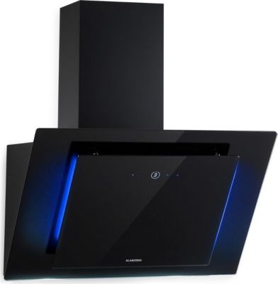 Hotte décorative murale inclinée KLARSTEIN Eleonora 60cm 426m³/h CEE A++ noir