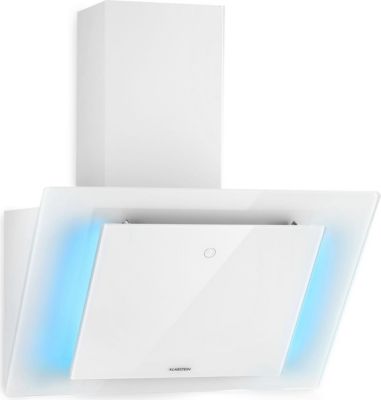 Hotte décorative murale inclinée KLARSTEIN Eleonora 60 cm 426 m³/h CEE A++ blanc