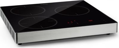 Plaque induction KLARSTEIN TrinityCook 3400 W tactile verre noire