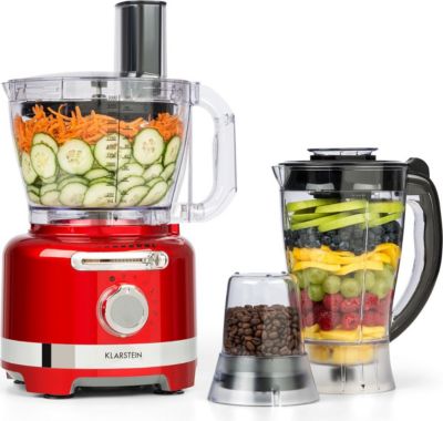 Robot multifonction KLARSTEIN Luca 1000W 3L Rouge