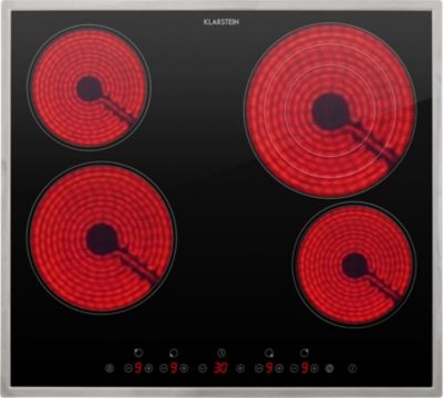 Plaque vitrocéramique KLARSTEIN Virtuosa 4 Prime 4 zones 6500 W inox