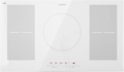 Plaque vitrocéramique KLARSTEIN Delicatessa 90 Flex - Blanc