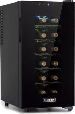 Cave à vin de service KLARSTEIN Bellevin 18 Uno - Noir