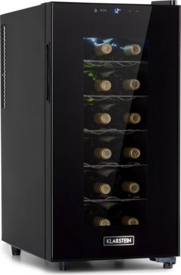 Cave à vin de service KLARSTEIN Bellevin 18 Uno - Noir