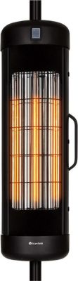 Chauffage infrarouge BLUMFELDT Heat Guru Turbo 2000W IP54 parasol Noir