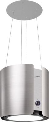 Hotte décorative îlot KLARSTEIN Skyfall îlot Ø 45 cm 402 m³/h LED inox