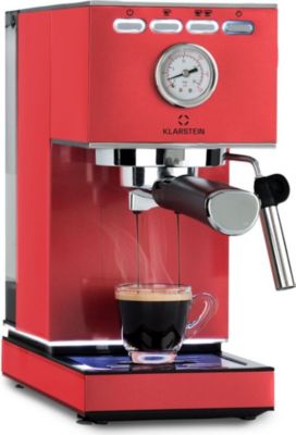 Machine à expresso KLARSTEIN Pausa 1350W 1,4L - Rouge Machine à expresso KLARSTEIN Pausa 1350W 1,4L - Rouge