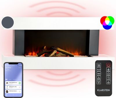 KLARSTEIN Studio Light&Fire 1000/2000 W WiFi Blanc
