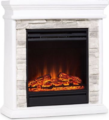 Cheminée électrique KLARSTEIN Nevis Peak 1800 W LED 10-30 °C Blanc