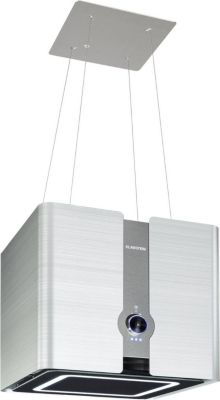 Hotte décorative îlot KLARSTEIN Futurelight îlot 420 m³/h LED Wifi inox