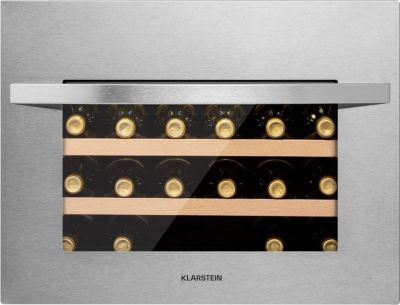 Cave à vin de service KLARSTEIN Vinsider 24 Encastrable - Inox