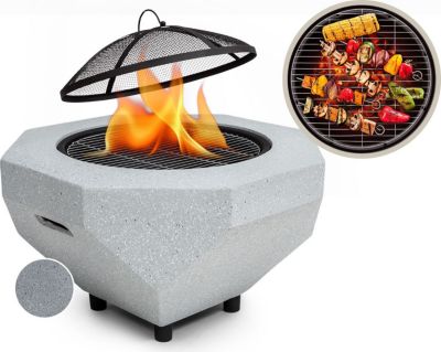 Brasero BLUMFELDT Diamond Bol - Gris clair