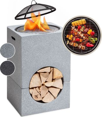 Brasero BLUMFELDT Monolith - Gris clair