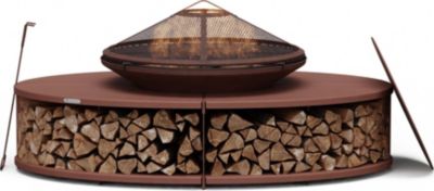 Brasero BLUMFELDT Firebowl Ebeko 3en1 grill table rouille