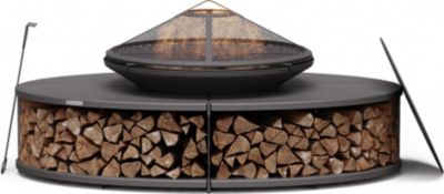 Brasero BLUMFELDT Firebowl Ebeko 3en1 grill table noir