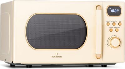 Micro ondes grill KLARSTEIN Julieta grill 20L 800 W Ø25,5cm Beige