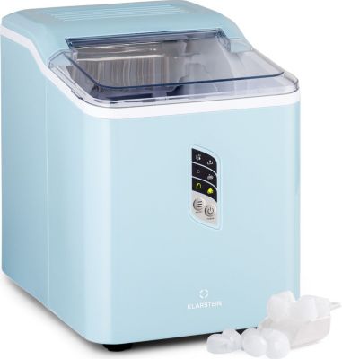 Machine à glaçons KLARSTEIN Albaron 12kg/24h 1,5L auto-clean bleu