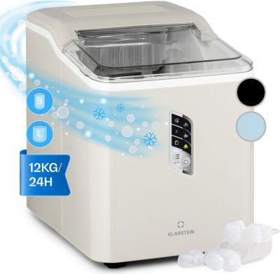 Machine à glaçons KLARSTEIN Albaron - 12 kg/24 - Crème