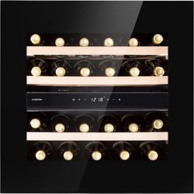 Cave à vin de service KLARSTEIN Rhône 25 Duo - 75L - Noir