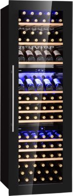 Cave à vin polyvalente KLARSTEIN Vinsider 89 Built-In 5-18°C Bois