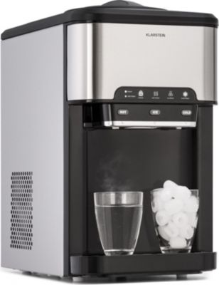 Machine à glaçons KLARSTEIN Aqueous 3en1 20kg/24h 2,5 litres inox