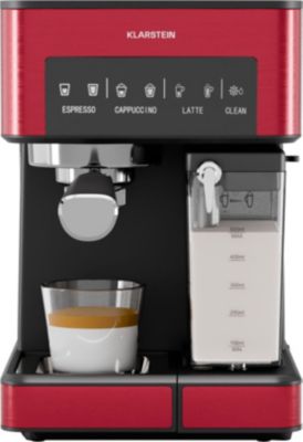 Machine à expresso KLARSTEIN Arabica Comfort 1,8L 20 bars 1350 W