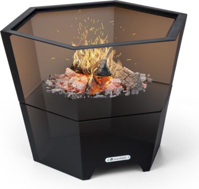 Brasero BLUMFELDT Hekla 2en1 foyer & grill Ø 60cm noir