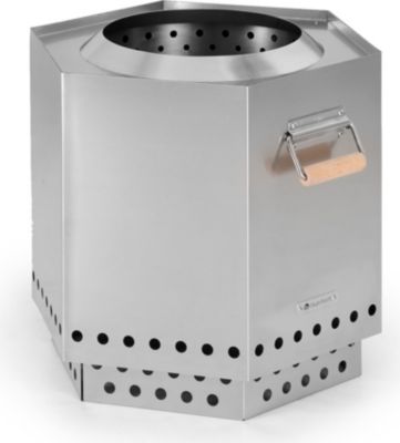 Brasero BLUMFELDT Mojanda sans fumée solide acier inox