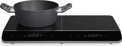 Domino induction KLARSTEIN Cookio 3500W Minuterie 56 cm