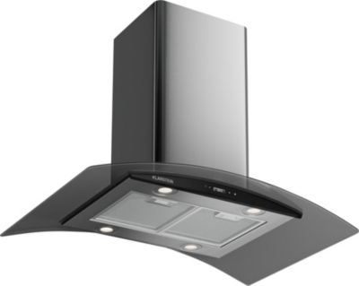 Hotte décorative murale KLARSTEIN Colette îlot 90cm 600m³/h CEE A inox