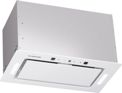 Hotte encastrable KLARSTEIN Hektor Eco 52cm 466 m³/h verre A++ blanc