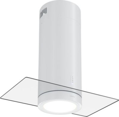 Hotte décorative îlot KLARSTEIN Beretta Premium 90cm 544 m³/h WIFI Blanc