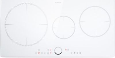 Plaque induction KLARSTEIN Delicatessa 80 cm 3 zones 6000W blanc