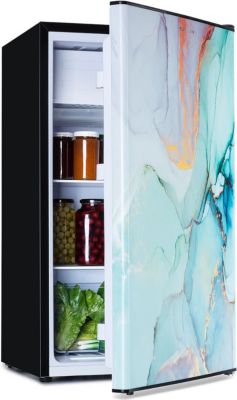 Réfrigérateur 1 porte KLARSTEIN CoolArt 79L Combiné congélateur 9l Noir