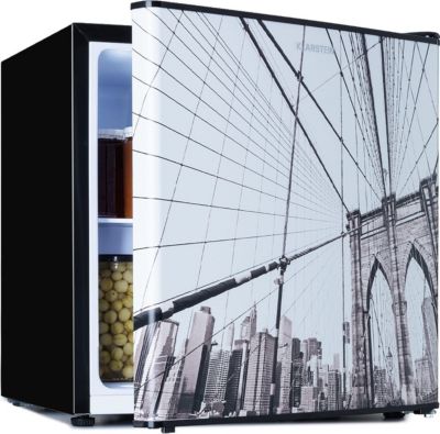 Mini réfrigérateur KLARSTEIN CoolArt 45L CEE E Congélateur 1,5L Noir