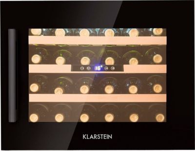 Cave à vin de service KLARSTEIN Vinsider 24 Built-In Onyx 24 bouteilles
