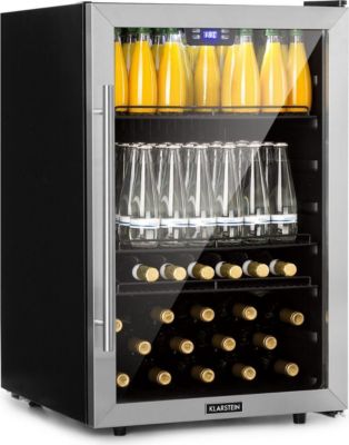 Réfrigérateur 1 porte KLARSTEIN Beersafe 5XL 148L 3 clayettes Inox