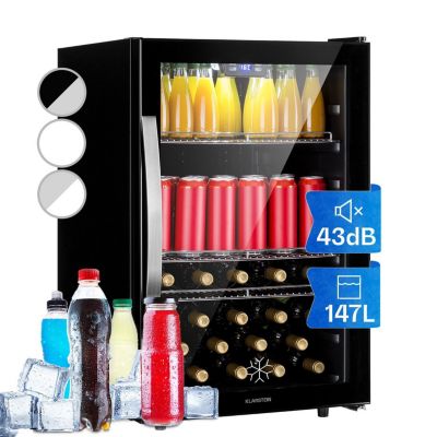 Réfrigérateur 1 porte KLARSTEIN Beersafe 5XL 148L 3 clayettes Noir