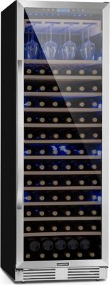 Cave à vin polyvalente KLARSTEIN Vinovilla Grande 165 425L verre LED