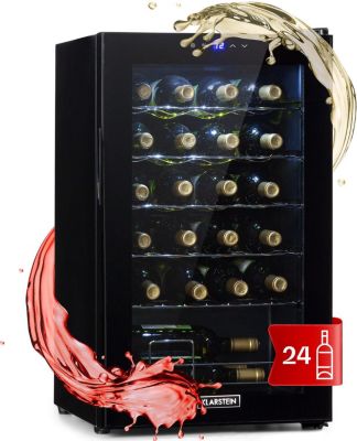 Cave à vin polyvalente KLARSTEIN Shiraz 24 Uno 63L 24bt 5-18°C