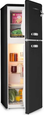 Réfrigérateur combiné KLARSTEIN Audrey Combiné 97l/39l look rétro Noir