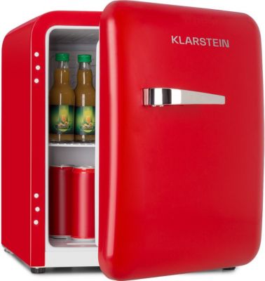 Mini réfrigérateur KLARSTEIN AudreyMini rétro 48L 2 étages 39dB rouge
