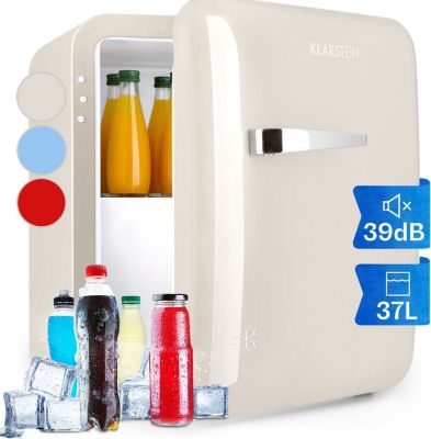 Mini réfrigérateur KLARSTEIN Audrey Mini 2in1 EEC E Congélateur Beige